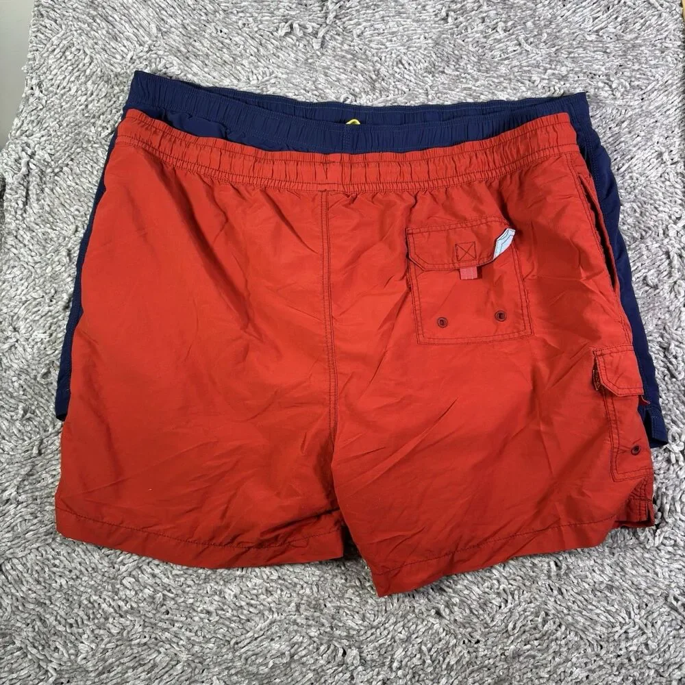 Tommy Bahama Swim Trunks Lot of Two Mens XXL Summer Beach Cargo Tropical Lined